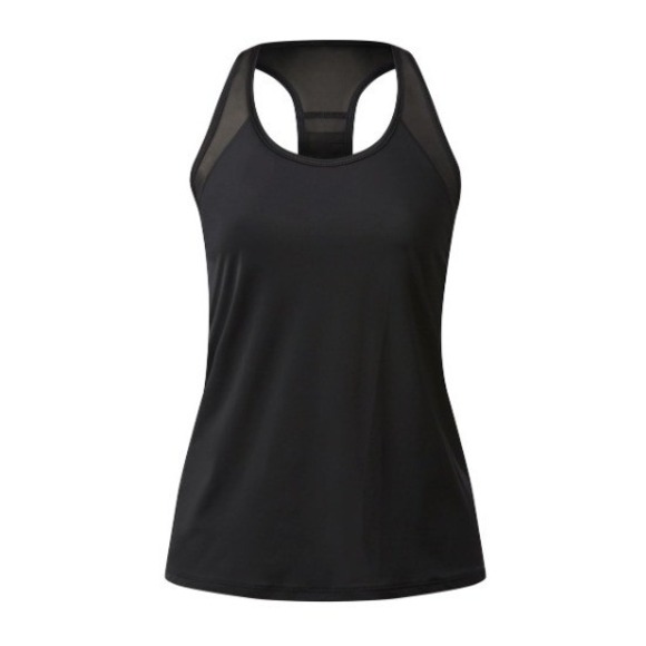 lululemon athletica Tops - Lululemon Sunshine Salutation Tank Black Mesh Airy Racerback Sweat Wicking Yoga